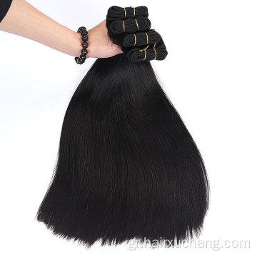 Μη επεξεργασμένη επιδερμίδα ευθυγραμμισμένη παρθένο ανθρώπινο Remy Hair Extension 12a RAW Indian Brazilian Natural Hair Extension Bundor Bundor